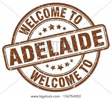 welcome to Adelaide stamp. welcome to Adelaide.