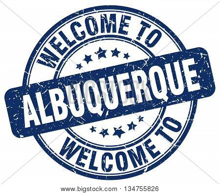 welcome to Albuquerque stamp. welcome to Albuquerque.