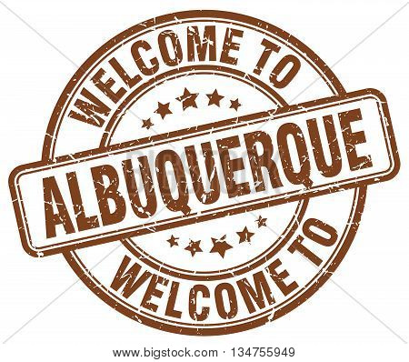 welcome to Albuquerque stamp. welcome to Albuquerque.