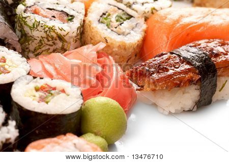  Diferentes tipos de sushi