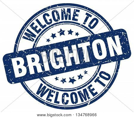 welcome to Brighton stamp. welcome to Brighton.