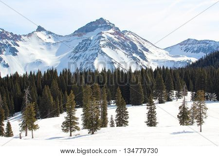 The beautiful Telluride in Colorado, March 2016