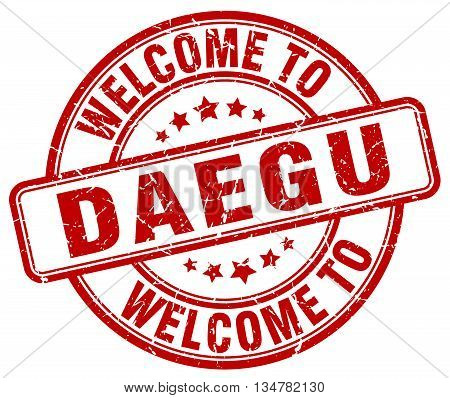 welcome to Daegu stamp. welcome to Daegu.