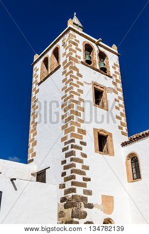 Tower Of Iglesia Catedral de Santa Maria de Betancuria - Betancuria Fuerteventura Canary Islands Spain