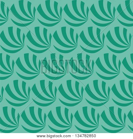 Vector illustration. Seamless Abstract Green Pattern. Suitable for textile fabric and packaging