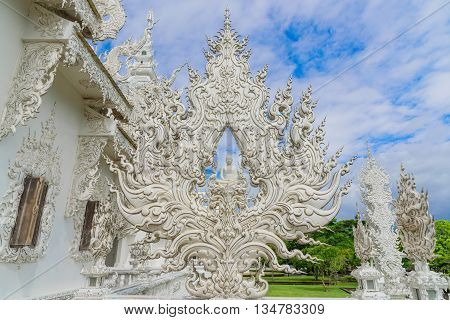 Wat Rong Khun - The White temple Chiang Rai, Thailand.