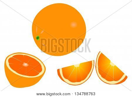 orange , orange slicing , tropical fruit ,