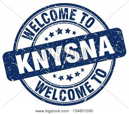 welcome to Knysna stamp. welcome to Knysna.