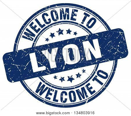 welcome to Lyon stamp. welcome to Lyon.