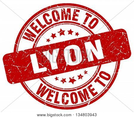 welcome to Lyon stamp. welcome to Lyon.