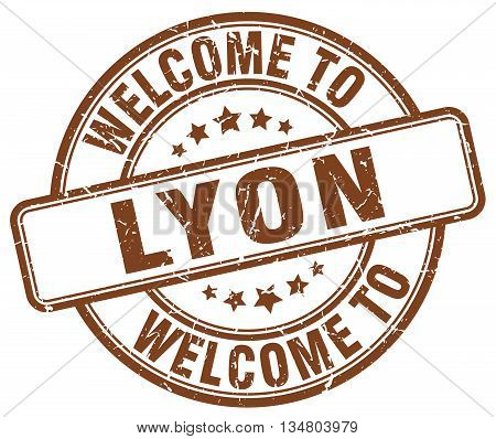 welcome to Lyon stamp. welcome to Lyon.