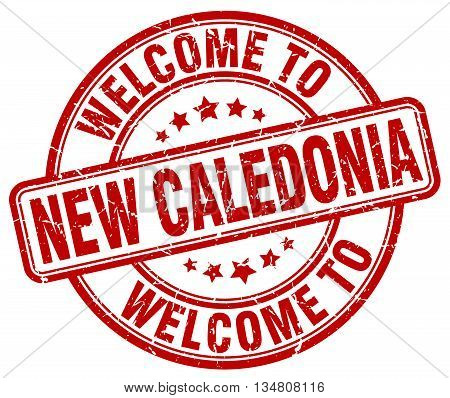 welcome to New Caledonia stamp. welcome to New Caledonia.