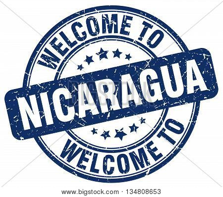 welcome to Nicaragua stamp. welcome to Nicaragua.