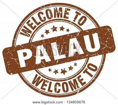 welcome to Palau stamp. welcome to Palau.