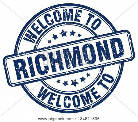 welcome to Richmond stamp. welcome to Richmond.