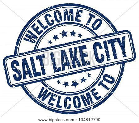 welcome to Salt Lake City stamp. welcome to Salt Lake City.