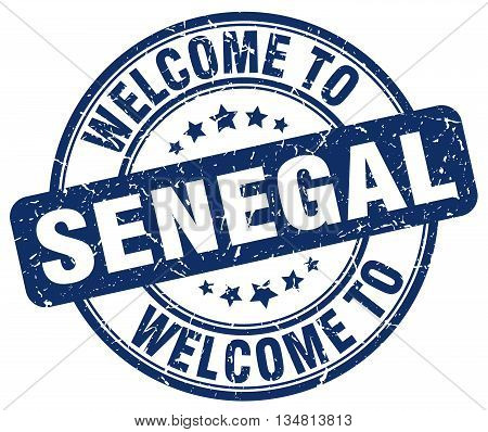 welcome to Senegal stamp. welcome to Senegal.