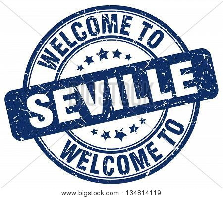 welcome to Seville stamp. welcome to Seville.