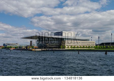 Copenhagen, Denmark - 30 april, 2011: View of Copenhagen Opera House in Denmark