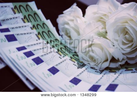 Rosen mit Euro