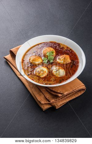 Indian famous Egg Masala curry / Anda Curry / Anda Masala curry / egg curry