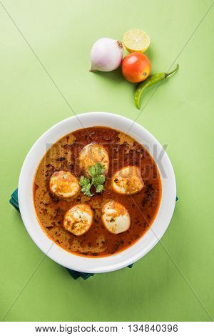 Indian famous Egg Masala curry / Anda Curry / Anda Masala curry / egg curry