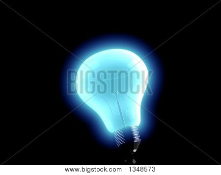 Ampoule bleu lumineux