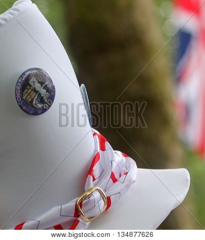 Abstract Happy 90th Celebrational Hat Trooping The Colour London england