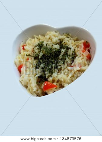 Abstract  Creative Love Heart Food Scene England