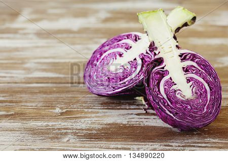 Cutted Red Cabbage