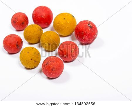 Carp Hook Boilies - Fishing Bait Close Up