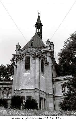 Old Medieval Church In French Countryside