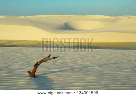 Lancois Maranhensis, a large plain of alternated sand dunes and fresh water lagunas