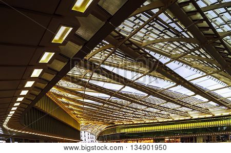 Les Halles Metro Station And Shopping Mall Cupola