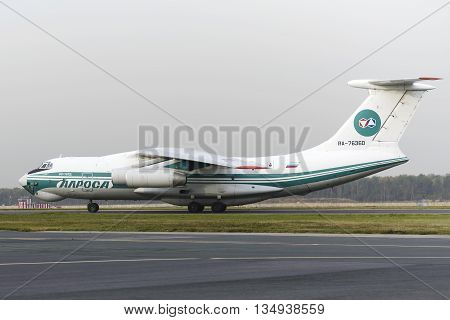 Cargo Airplane Il-76Td Alrosa Airlines