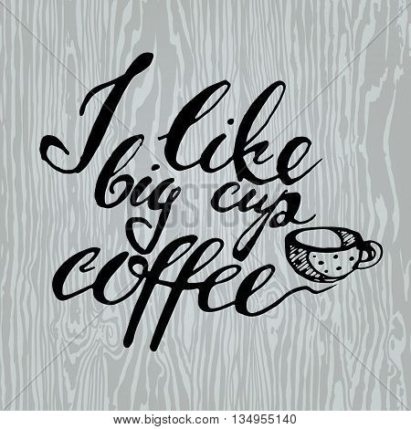 Coffee is always a good idea. Life begins after coffee. Every day is a coffee day. Lettering on coffee cup shape. Modern calligraphy style quote about coffee.