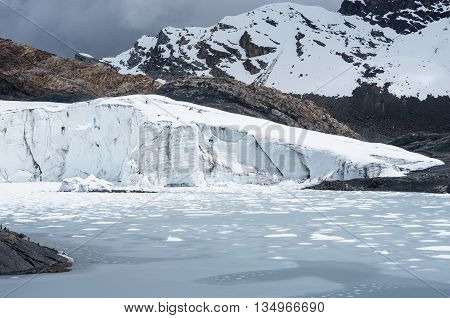 Pastoruri Glacier In Cordillera Blanca, Northern Peru