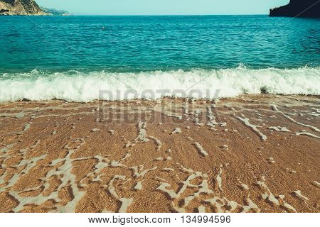 The Sea And The Coastline, Budva, Montenegro.