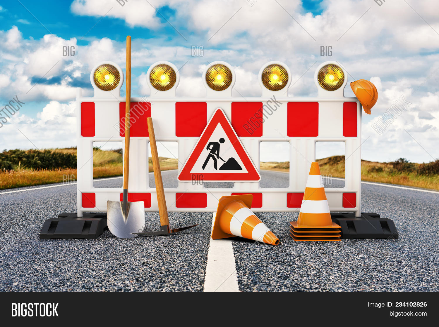 Street Barrier Shovel Image & Photo (Free Trial) Bigstock