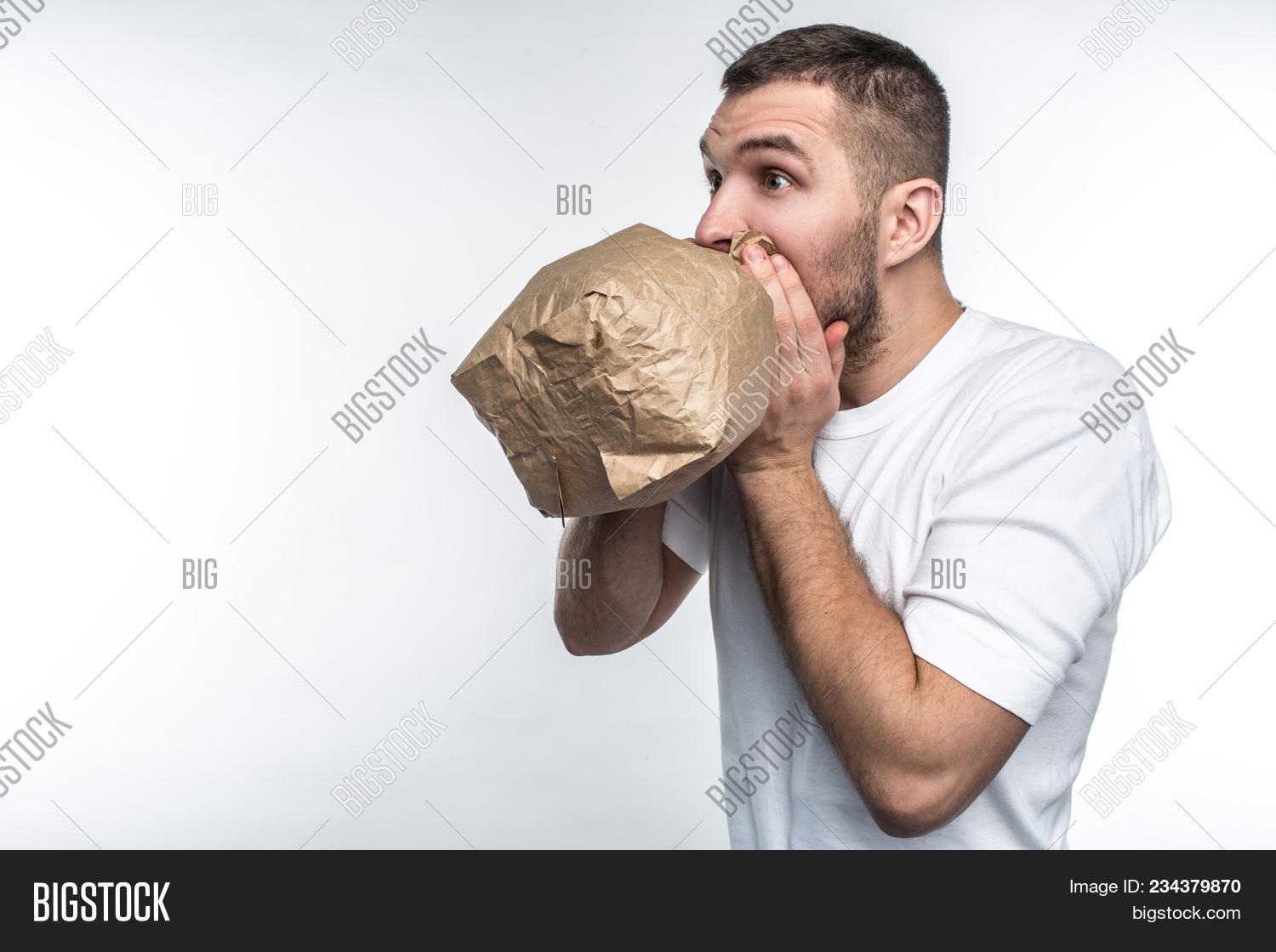 Man Suffering Stress Image & Photo (Free Trial) | Bigstock