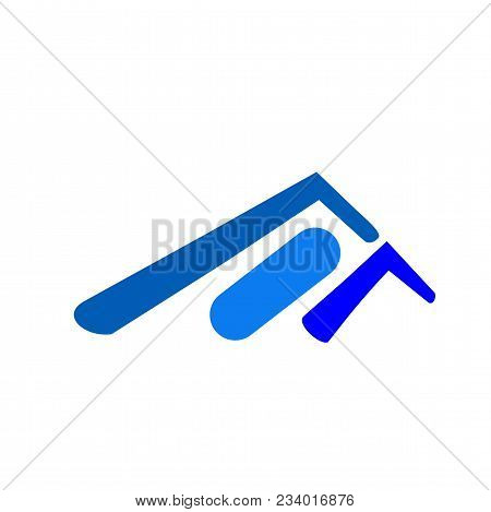 Creative Sample Design Mountains Logo Landscape Graphic
