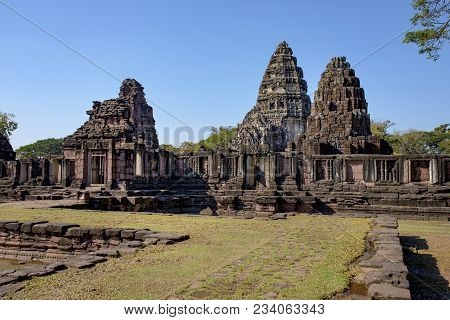 Prasat Hin Phimai Historical Traveling Destination In Nakorn Ratchasima North Eastern Of Thailand