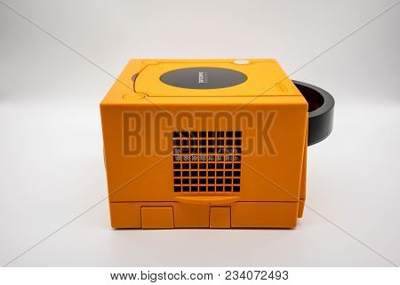 Nintendo Gamecube Console, Vintage Portable Game By Nintendo.