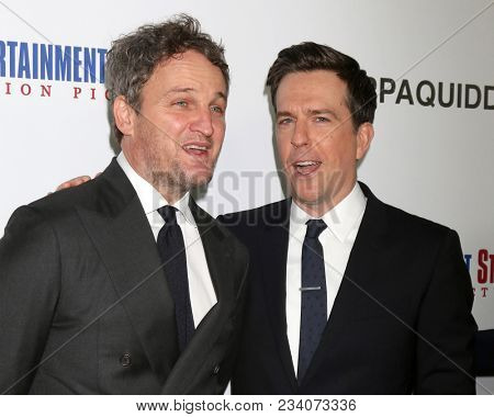 LOS ANGELES - MAR 28:  Jason Clarke, Ed Helms at the 