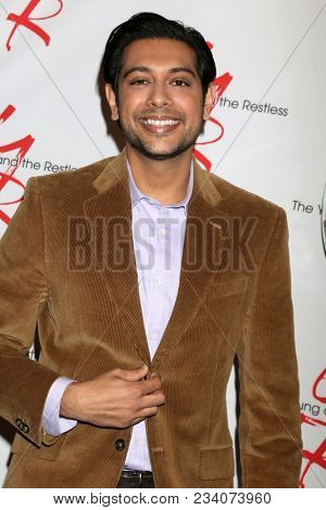LOS ANGELES - MAR 26:  Abhi Sinha at the The Young and The Restless Celebrate 45th Anniversary at CBS Television City on March 26, 2018 in Los Angeles, CA
