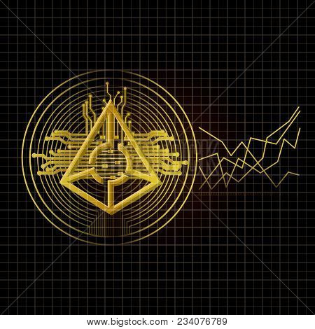 Augur Mining Set Icons Vector Illustration Design