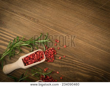 Pink Pepper Or Red Pepper Corns