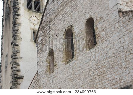 Detail Of A Church In France