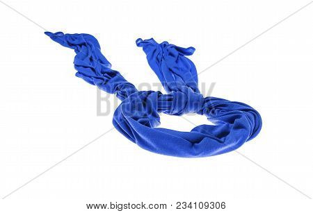 Lightweight Beautiful Scarf Isolated On White Background.