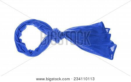 Lightweight Beautiful Scarf Isolated On White Background.